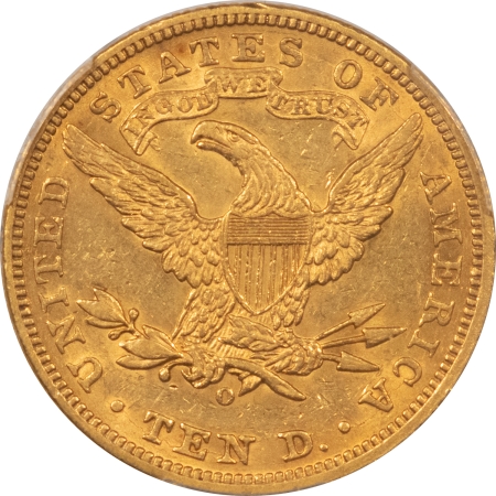 $10 1888-O $10 LIBERTY GOLD – PCGS AU-53, LOW MINTAGE!