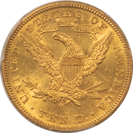 $10 1888-O $10 LIBERTY GOLD – PCGS MS-61, FLASHY, LOW MINTAGE!