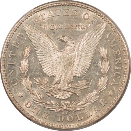 Morgan Dollars 1889-CC MORGAN DOLLAR – PCGS AU-55, FRESH & WELL STRUCK, LOOKS 58, CARSON CITY!