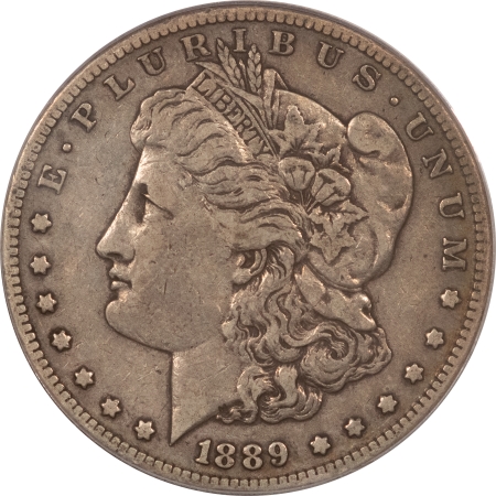 CAC Approved Coins 1889-CC MORGAN DOLLAR – PCGS VF-35 CAC APPROVED!, SUPER ORIGINAL & PQ!