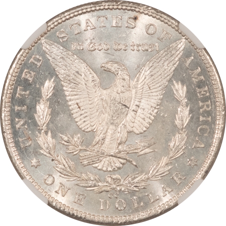 Morgan Dollars 1890-CC MORGAN DOLLAR – NGC MS-63, FRESH WHITE, PREMIUM QUALITY CARSON CITY!