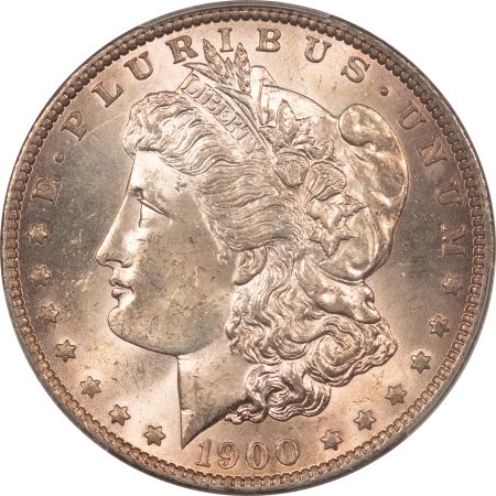 Morgan Dollars 1900-O/CC MORGAN DOLLAR – PCGS MS-63, CHOICE, WELL STRUCK & PRETTY!