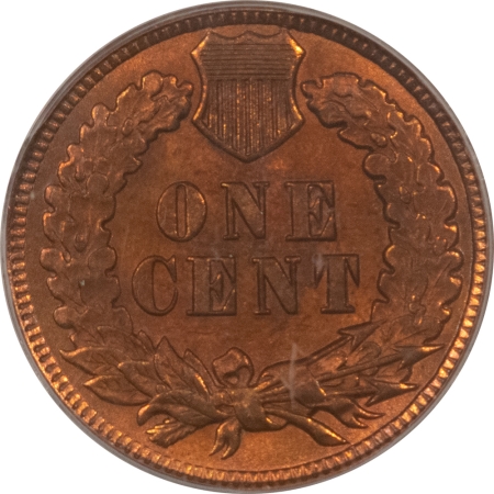 Indian 1902 INDIAN CENT – PCGS MS-64 RB, OLD GREEN HOLDER & PREMIUM QUALITY!