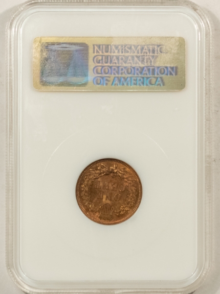 Indian 1906 INDIAN CENT – NGC MS-65 RB, OLD FATTIE HOLDER, PRETTY & PREMIUM QUALITY!