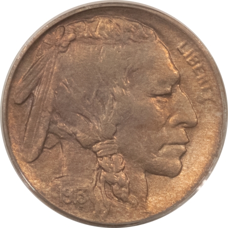 Buffalo Nickels 1913 PROOF BUFFALO NICKEL, TYPE II – PCGS PR-63, SCARCE COIN!
