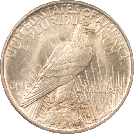 New Certified Coins 1921 PEACE DOLLAR, HIGH RELIEF – PCGS MS-62, FLASHY & SUPER WELL-STRUCK!