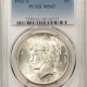 New Certified Coins 1921 PEACE DOLLAR, HIGH RELIEF – PCGS MS-62, FLASHY & SUPER WELL-STRUCK!