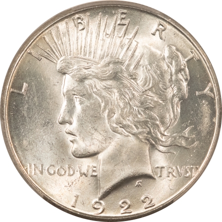 New Certified Coins 1922-S PEACE DOLLAR – PCGS MS-63, BLAST WHITE & WELL STRUCK!