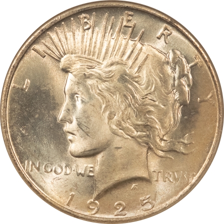 New Certified Coins 1925 PEACE DOLLAR – NGC MS-64, FATTIE HOLDER & PREMIUM QUALITY!
