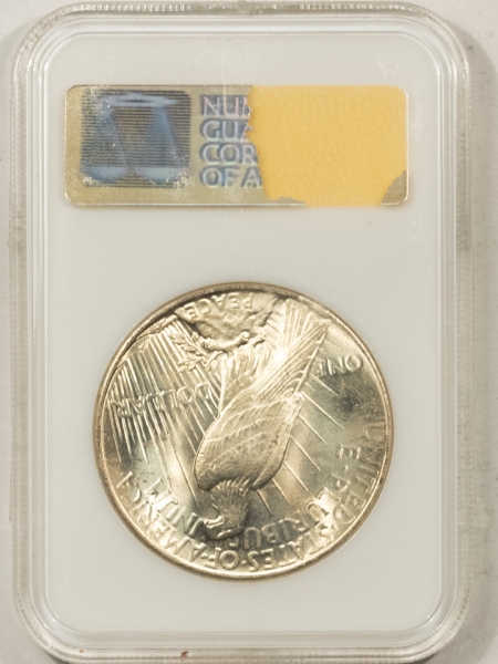 New Certified Coins 1925 PEACE DOLLAR – NGC MS-64, FATTIE HOLDER & PREMIUM QUALITY!