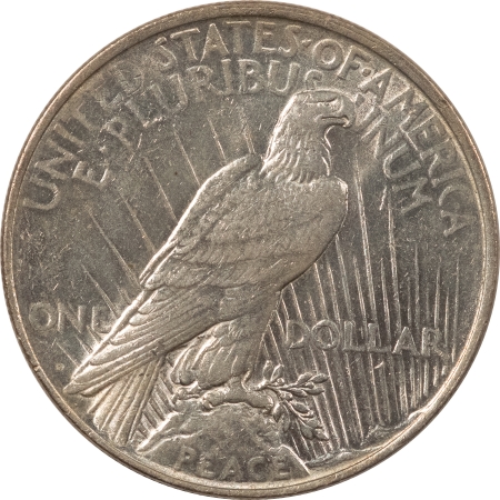 Peace Dollars 1927-D PEACE DOLLAR – HIGH GRADE, NEARLY UNCIRCULATED – LOOKS CHOICE!