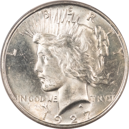 New Certified Coins 1927-D PEACE DOLLAR – PCGS MS-62, WELL STRUCK & LUSTROUS!
