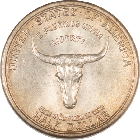 New Certified Coins 1935 SPANISH TRAIL COMMEMORATIVE HALF DOLLAR – NGC MS-66, ORIGINAL GEM!
