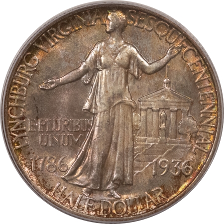 New Certified Coins 1936 LYNCHBURG COMMEMORATIVE HALF DOLLAR – PCGS MS-66, FRESH & PREMIUM QUALITY!