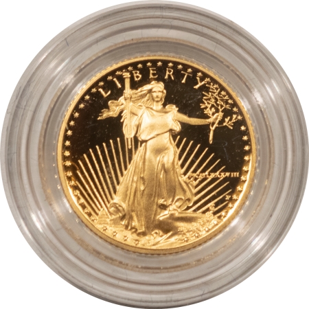 American Gold Eagles, Buffaloes, & Liberty Series 1988 $5 1/10 OZ PROOF GOLD AMERICAN EAGLE GEM PROOF, COMPLETE W/ BOX & COA