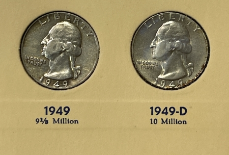 New Store Items 1932-1964 WASHINGTON QUARTER 83 COIN SILVER SET NICE MID-GRADE W/ HIGHER GRADES