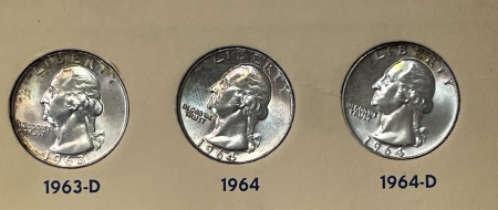New Store Items 1932-1964 WASHINGTON QUARTER 83 COIN SILVER SET NICE MID-GRADE W/ HIGHER GRADES