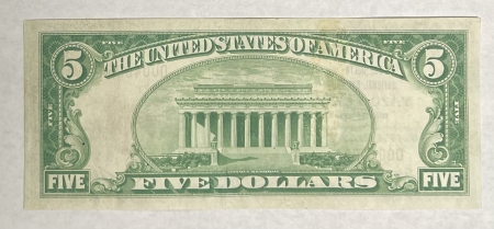 New Store Items 1929 $5 DELTA NATIONAL BANK OF YAZOO CITY, MISSISSIPPI, CHTR 12587, FRESH & CU!