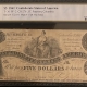 New Store Items 1863 STATE OF ALABAMA 25c, CR-6a “2ND SERIES” LARGE LETTERS, R-7, ORIGINAL F/VF!