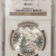 Morgan Dollars 1892-CC MORGAN DOLLAR – PCGS MS-62 PL, PROOFLIKE & LUSTROUS W/ MIRRORED FIELDS!