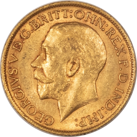 Gold Bullion 1911 GREAT BRITAIN GOLD SOVEREIGN, GEORGE V, ORIGINAL & VIRTUALLY UNCIRCULATED