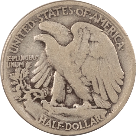 Half Dollars 1919-D WALKING LIBERTY HALF DOLLAR – PCGS G-6, NICE ORIGINAL