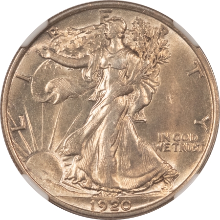 New Certified Coins 1920 WALKING LIBERTY HALF DOLLAR – NGC AU-58, FRESH & FLASHY!
