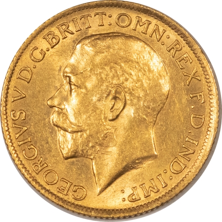 Gold Bullion 1925-S AUSTRALIA GOLD SOVEREIGN – SYDNEY, HIGH GRADE & VIRTUALLY UNCIRCULATED!