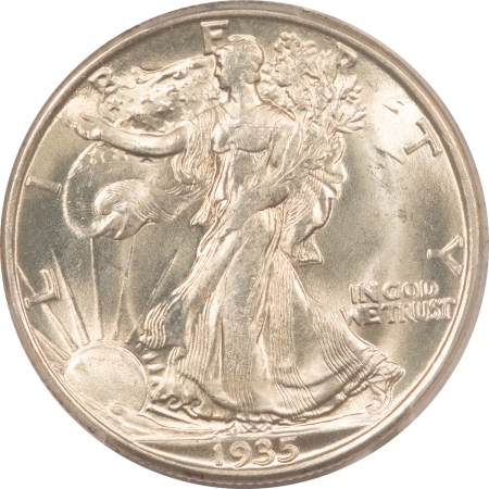 New Certified Coins 1935-D WALKING LIBERTY HALF DOLLAR – PCGS MS-64, PREMIUM QUALITY!
