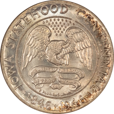 New Certified Coins 1946 IOWA COMMEMORATIVE HALF DOLLAR – NGC MS-67, SUPERB & PREMIUM QUALITY!