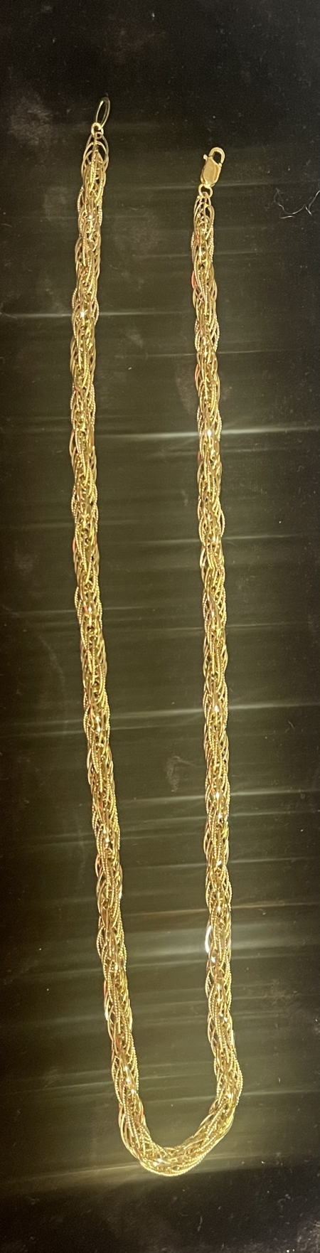 Jewelry 20″ ORNATE TWISTED ROPE 14KT GOLD CHAIN-CONTEMPORARY & BEAUTIFUL; EXCELLENT COND