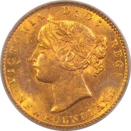 New Certified Coins 1885 $2 CANADA NEWFOUNDLAND GOLD – PCGS MS-62