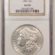 New Store Items 1891-CC MORGAN DOLLAR – PCGS MS-61 PL, TOUGH IN PROOFLIKE! CARSON CITY!