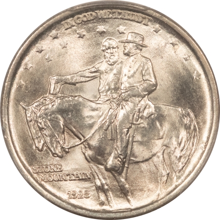 New Certified Coins 1925 STONE MOUNTAIN COMMEMORATIVE HALF DOLLAR – PCGS MS-65 BLAST WHITE GEM!