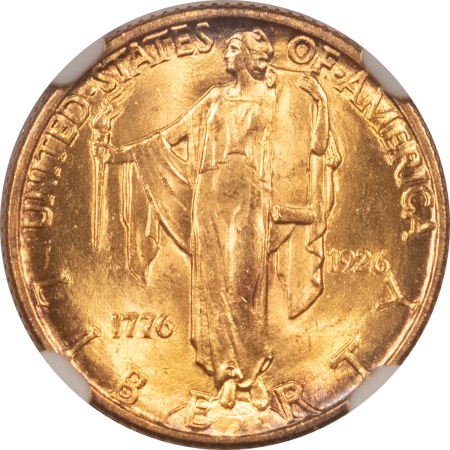 Gold 1926 $2.50 AMERICAN SESQUICENTENNIAL GOLD COMMEMORATIVE – NGC MS-65