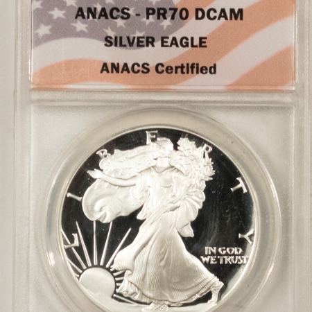New Store Items 1991-S PROOF $1 AMERICAN SILVER EAGLE – ANACS PR-70 DCAM