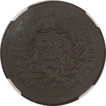 Early Copper & Colonials 1793 WREATH CENT, LETTERED EDGE, S-11C – NGC XF DETAILS CORROSION, PLEASING LOOK