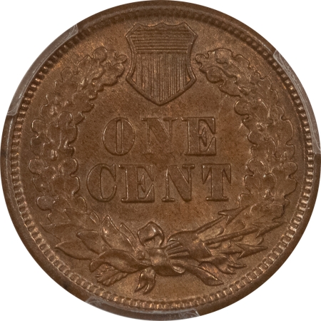 Indian 1864 INDIAN CENT, BRONZE – PCGS MS-63 BN, SMOOTH & PQ!