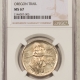 New Certified Coins 1933-D OREGON TRAIL COMMEMORATIVE HALF DOLLAR – NGC MS-65, LOW MINTAGE & SCARCE!