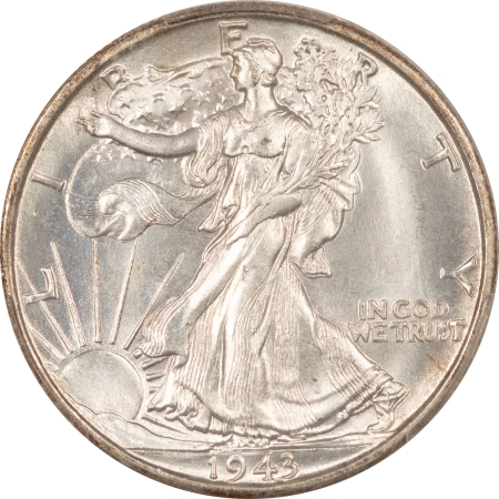 CAC Approved Coins 1943-S WALKING LIBERTY HALF DOLLAR – PCGS MS-67, CAC APPROVED! STUNNING & PQ!
