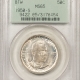 CAC Approved Coins 1950-S BOOKER T WASHINGTON COMMEM HALF DOLLAR – PCGS MS-67 CAC, SUPERB & PQ+!