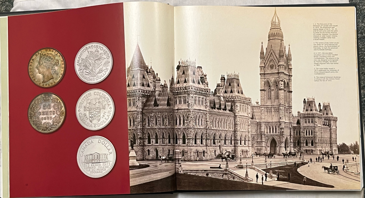 1998-2008 ROYAL CANADIAN MINT 100 YEARS OF HISTORY HARDBACK BOOK & 50C COIN  RARE - The Reeded Edge, Inc