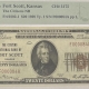 Large U.S. Notes 1923 $1 RED SEAL UNITED STATES NOTE, FR-40, BRIGHT VF!
