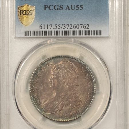 New Store Items 1819 CAPPED BUST HALF DOLLAR – PCGS AU-55, REALLY PRETTY!