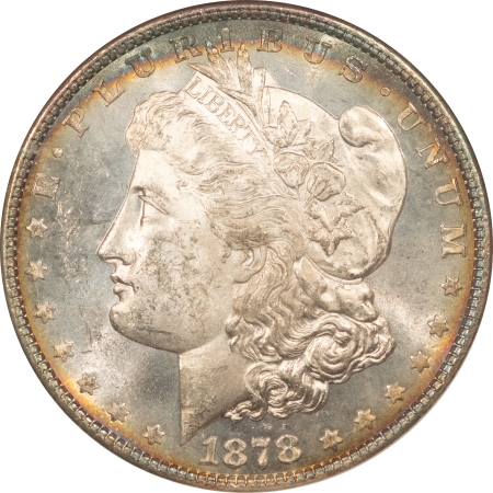 CAC Approved Coins 1878 8TF MORGAN DOLLAR – NGC MS-63, FATTY, PREMIUM QUALITY, CAC APPROVED!