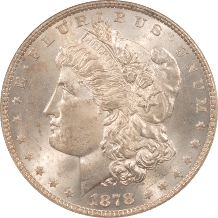 Morgan Dollars 1878 8TF MORGAN DOLLAR – NGC MS-64, FRESH ORIGINAL WHITE & NICE!