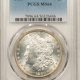 Morgan Dollars 1880-CC MORGAN DOLLAR PCGS MS-63, PREMIUM QUALITY! OLD GREEN HOLDER! CARSON CITY