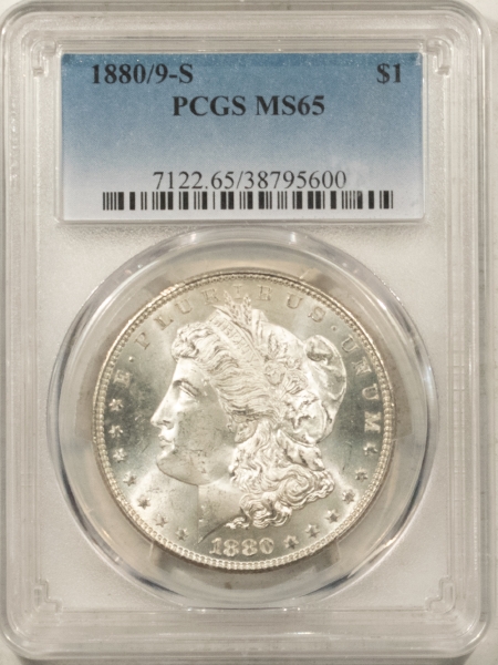 Morgan Dollars 1880/9-S MORGAN DOLLAR – PCGS MS-65, BLAST WHITE GEM!