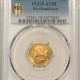 New Certified Coins 1870 $2 NEWFOUNDLAND GOLD, D-2 NO DOT AFTER NFLD, KM-5 – PCGS AU-55, EARLY DATE!