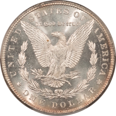 Morgan Dollars 1884 MORGAN DOLLAR – PCGS MS-64, OBVERSE LOOKS PROOFLIKE, FLASHY!